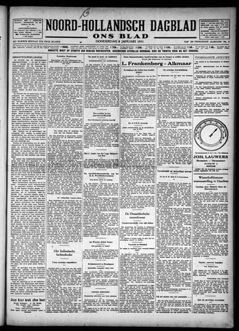 Noord-Hollandsch Dagblad : ons blad 1931-01-08