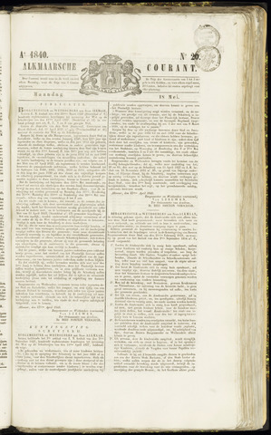 Alkmaarsche Courant 1840-05-18