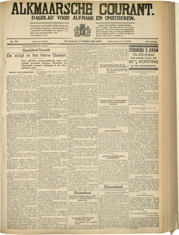 Alkmaarsche Courant 1932-02-01