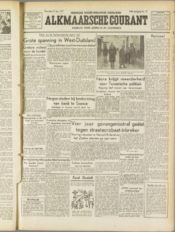Alkmaarsche Courant 1952-01-23