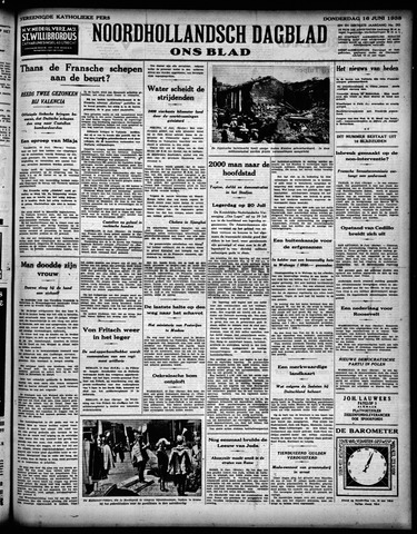 Noord-Hollandsch Dagblad : ons blad 1938-06-16
