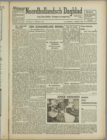 Nieuw Noordhollandsch Dagblad, editie Schagen 1946-02-23
