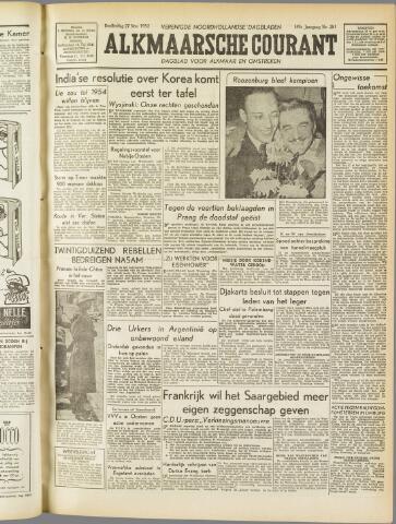 Alkmaarsche Courant 1952-11-27