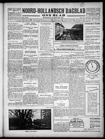 Noord-Hollandsch Dagblad : ons blad 1930-01-15