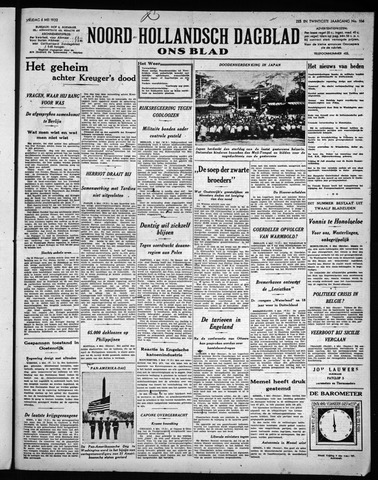 Noord-Hollandsch Dagblad : ons blad 1932-05-06