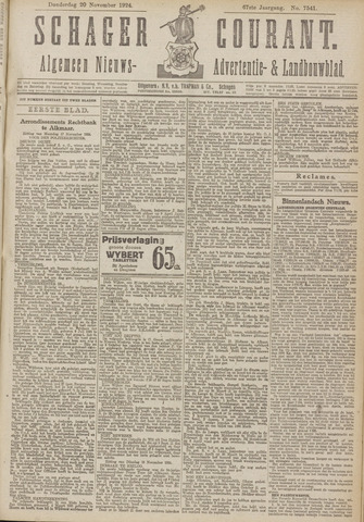 Schager Courant 1924-11-20