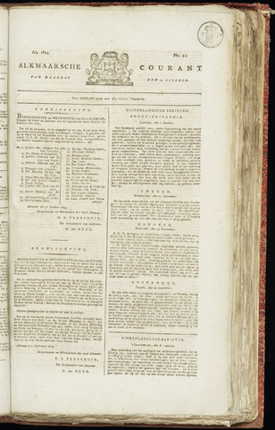 Alkmaarsche Courant 1824-10-11