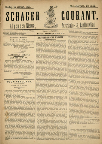 Schager Courant 1888-01-15