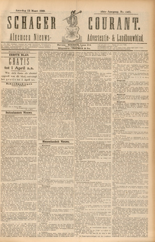 Schager Courant 1909-03-13