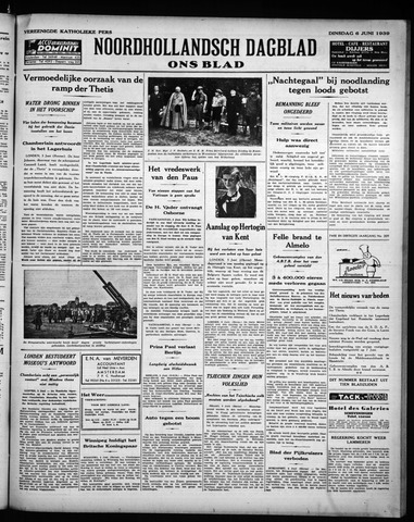 Noord-Hollandsch Dagblad : ons blad 1939-06-06