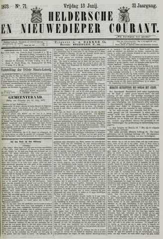 Heldersche en Nieuwedieper Courant 1873-06-13