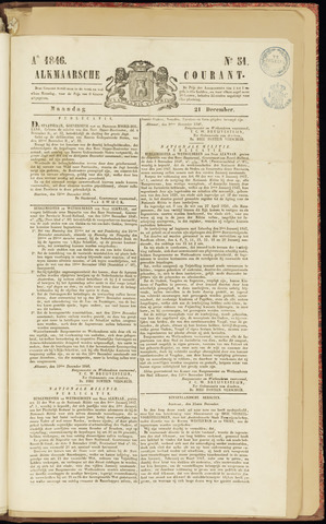 Alkmaarsche Courant 1846-12-21