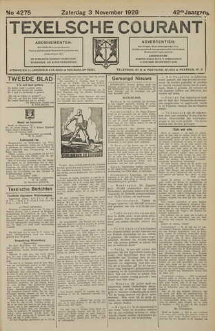 Texelsche Courant 1928-11-03