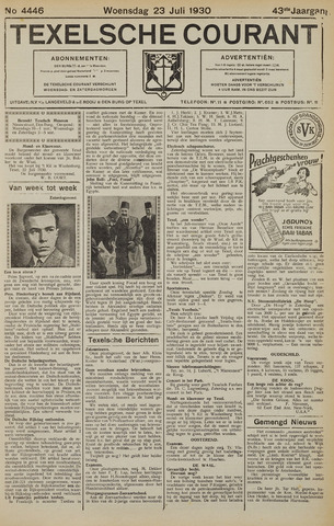 Texelsche Courant 1930-07-23