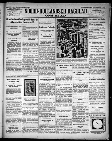 Noord-Hollandsch Dagblad : ons blad 1935-12-05