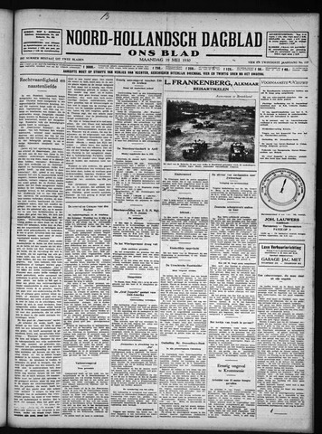 Noord-Hollandsch Dagblad : ons blad 1930-05-19