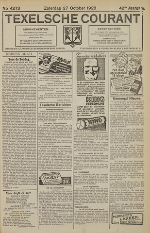 Texelsche Courant 1928-10-27