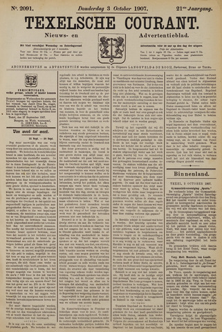 Texelsche Courant 1907-10-03