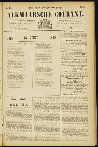 Alkmaarsche Courant 1890-06-18