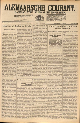 Alkmaarsche Courant 1939-07-12