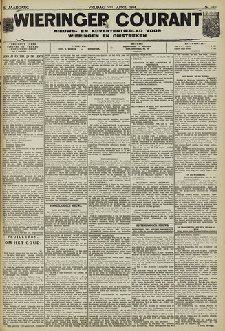 Wieringer courant 1934-04-20