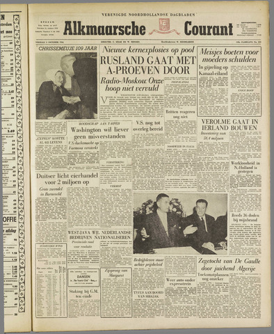 Alkmaarsche Courant 1958-10-03