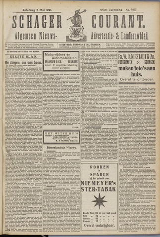 Schager Courant 1921-05-07