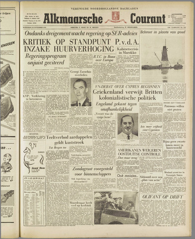 Alkmaarsche Courant 1958-11-26