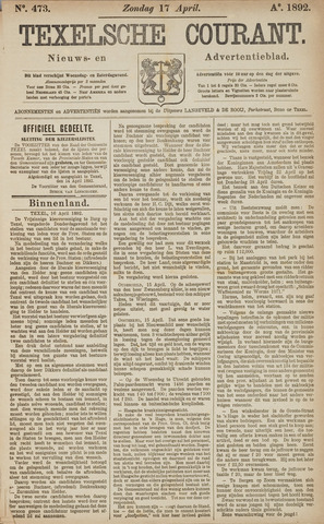 Texelsche Courant 1892-04-17