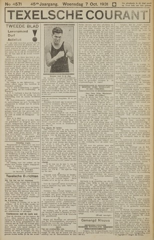 Texelsche Courant 1931-10-07