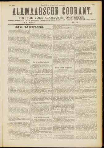 Alkmaarsche Courant 1915-07-12