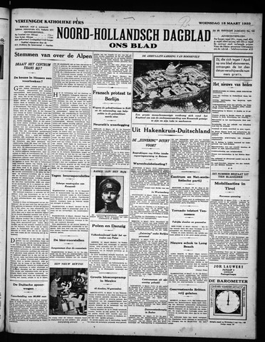 Noord-Hollandsch Dagblad : ons blad 1933-03-15