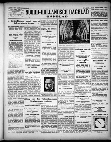 Noord-Hollandsch Dagblad : ons blad 1934-12-12