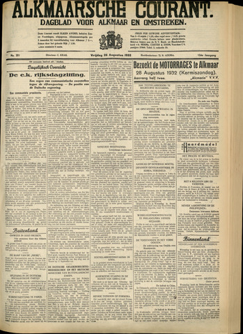 Alkmaarsche Courant 1932-08-26