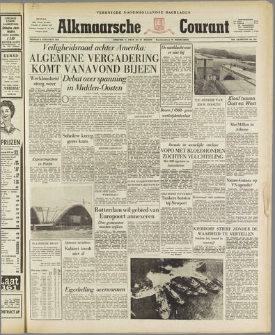 Alkmaarsche Courant 1958-08-08