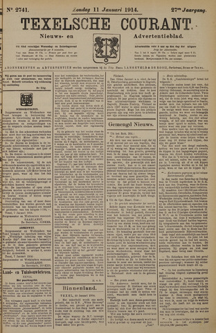 Texelsche Courant 1914-01-11