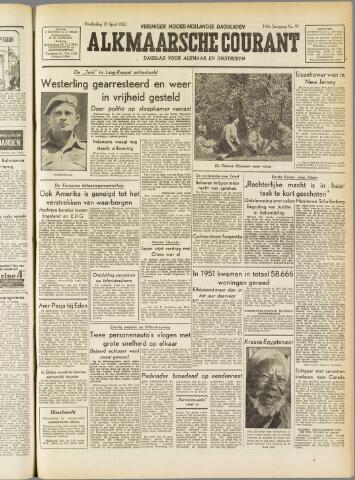 Alkmaarsche Courant 1952-04-17