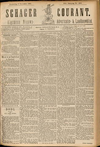 Schager Courant 1905-11-09