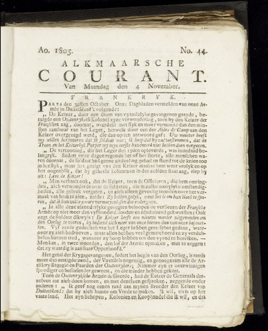 Alkmaarsche Courant 1805-11-04