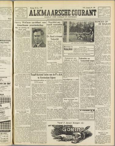 Alkmaarsche Courant 1947-12-30