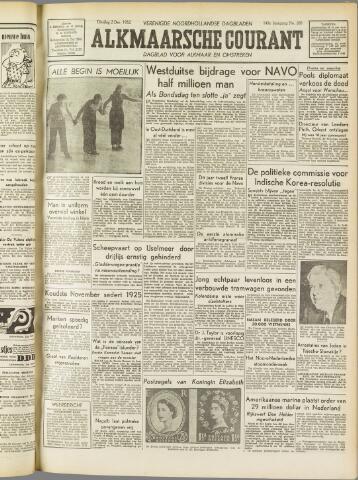 Alkmaarsche Courant 1952-12-02
