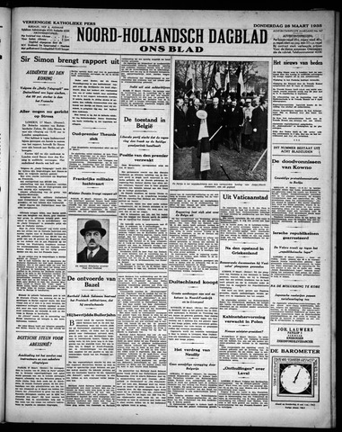 Noord-Hollandsch Dagblad : ons blad 1935-03-28