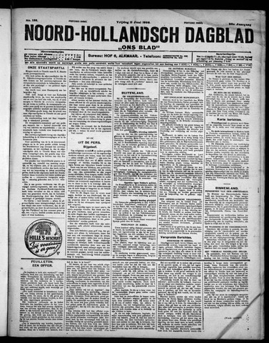 Noord-Hollandsch Dagblad : ons blad 1926-06-11