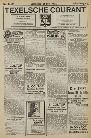 Texelsche Courant 1930-05-31
