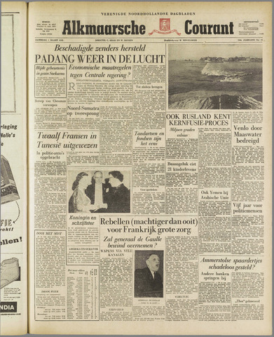 Alkmaarsche Courant 1958-03-01