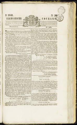 Alkmaarsche Courant 1841-07-26