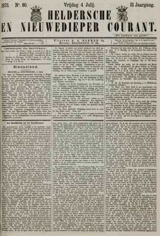Heldersche en Nieuwedieper Courant 1873-07-04