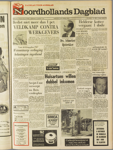 Noordhollands Dagblad : dagblad voor Alkmaar en omgeving 1966-10-07