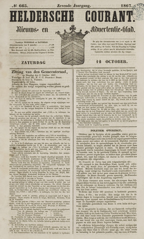 Heldersche Courant 1867-10-12