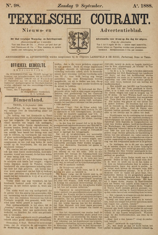 Texelsche Courant 1888-09-09